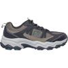 Skechers Men’s Stamina at Upper Stitch Sneaker(Brown/Black)