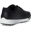 Skechers Men’s Tempo Spikeless Waterproof Lightweight Golf Shoe(Black/White Spiked)