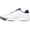Skechers Men’s Tempo Spikeless Waterproof Lightweight Golf Shoe(White/Navy Spiked)