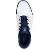 Skechers Men’s Tempo Spikeless Waterproof Lightweight Golf Shoe(White/Navy Spiked)