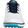 Skechers Men’s Tempo Spikeless Waterproof Lightweight Golf Shoe(White/Navy/Blue)