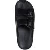 Skechers Men’s Two-Band Slide Sandal(Black/Black)