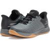 Skechers Men’s Viper Court Reload Hands Free Slip-ins Sneaker(Black/Charcoal)