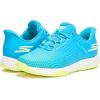 Skechers Men’s Viper Court Reload Hands Free Slip-ins Sneaker(Blue/Lime)