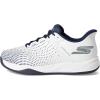 Skechers Men’s Viper Court Reload Hands Free Slip-ins Sneaker(White/Navy)