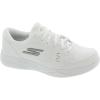 Skechers Men’s Viper Court Smash-Athletic Indoor Outdoor Pickleball Shoes | Relaxed Fit Sneakers(White)