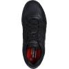 Skechers Men’s Work Elston 2.0 Sr Lace Up Food Service Shoe(Black)