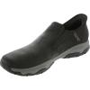Skechers USA Men’s Craster-Lanigan 204847 Twin Gore Round Toe Leather Slip-Ins(Black)
