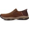 Skechers USA Men’s Craster-Lanigan 204847 Twin Gore Round Toe Leather Slip-Ins(Dark Brown)
