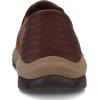 Skechers USA Men’s Craster-Lanigan 204847 Twin Gore Round Toe Leather Slip-Ins(Dark Brown)
