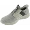 Skechers USA Men’s Slade-Ocon 210811 Knitted Bungee Lace Slip-Ins(Grey)