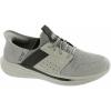 Skechers USA Men’s Slade-Ocon 210811 Knitted Bungee Lace Slip-Ins(Grey)