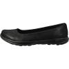Skechers Unisex-Adult Go Walk Lite-15395 Ballet Flat(Black/Black)