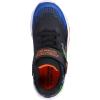 Skechers Unisex-Child Flex-Glow Bolt Sneaker(Black/Blue)