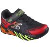 Skechers Unisex-Child Flex-Glow Bolt Sneaker(Black/Red)