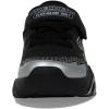 Skechers Unisex-Child Flex-Glow Bolt Sneaker(Black/Silver)