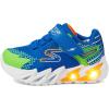 Skechers Unisex-Child Flex-Glow Bolt Sneaker(Royal/Multi)
