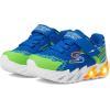 Skechers Unisex-Child Flex-Glow Bolt Sneaker(Royal/Multi)