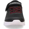Skechers Unisex-Child Microspec Ii-Zovrix Sneaker(Black/Silver)