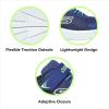 Skechers Unisex-Child Microspec Ii-Zovrix Sneaker(Navy Blue/Lime)