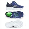 Skechers Unisex-Child Microspec Ii-Zovrix Sneaker(Navy Blue/Lime)