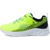 Skechers Unisex-Child Microspec Ii-Zovrix Sneaker(Yellow/Black)