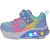 Skechers Unisex-Child My Dreamers-Pastel Sunset Sneaker(Light Blue/Multi)
