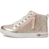Skechers Unisex-Child Shoutouts 2.0-Glitter Queen Sneaker(Gold)