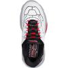 Skechers Unisex-Child Skech-Bots-Orbitron Sneaker(White/Black/Red)