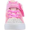 Skechers Unisex-Child Twinkle Sparks-Ombre Dazzle Sneaker(Pink/Multi)