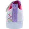 Skechers Unisex-Child Twinkle Toes Sparkle Lite-Unicorn Craze Sneaker(White/Multi-colored)