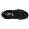 Skechers Unisex-Child Uno Gen1-Shimmer Away Sneaker(Black)