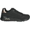 Skechers Unisex-Child Uno Gen1-Shimmer Away Sneaker(Black/Black)
