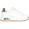 Skechers Unisex-Child Uno Gen1-Shimmer Away Sneaker(White)