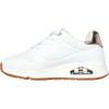 Skechers Unisex-Child Uno Gen1-Shimmer Away Sneaker(White)