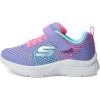 Skechers Unisex-child Microspec Plus – Swirl Sweet Sneaker(Perwinkle/Multi)