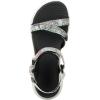 Skechers Women’s 600 Spikeless Golf Sandal(Black/Multi Snake Print)
