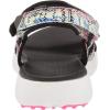 Skechers Women’s 600 Spikeless Golf Sandal(Black/Multi Snake Print)