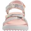 Skechers Women’s 600 Spikeless Golf Sandal(Light Pink/Multi Snake Print)