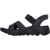 Skechers Women’s Ankle Strap Sandal Fisherman(Black/Grey)