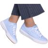 Skechers Women’s Arch Fit Arcade-Arcata Sneaker(Light Blue)