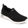 Skechers Women’s Arch Fit Refine Don’t Go Sneaker(Black Knit W White Trim)