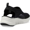 Skechers Women’s Arch Fit-City Catch Knit Slip-On Sandals(Black)