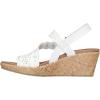 Skechers Women’s Beverlee-Cherished Aura Wedge Sandal(White)