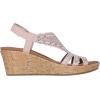 Skechers Women’s Beverlee-Dazzling Charm Wedge Sandal(Blush)