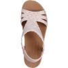 Skechers Women’s Beverlee-Dazzling Charm Wedge Sandal(Blush)