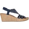 Skechers Women’s Beverlee-Dazzling Charm Wedge Sandal(Navy)