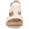 Skechers Women’s Beverlee-Easy to Adore Wedge Sandal(Off-white)