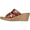 Skechers Women’s Beverlee-New Resort Wedge Sandal(Luggage)