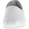 Skechers Women’s Bobs Plush-Peace & Love Ballet Flat(White)